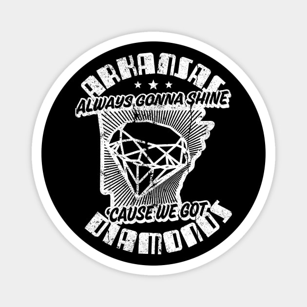 Arkansas Always Gonna Shine Magnet by rt-shirts
